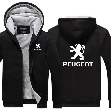 Зимние корейские новые поступления плюс бархат для peugeot толстовка утолщение пальто одежда мужские повседневные куртки f