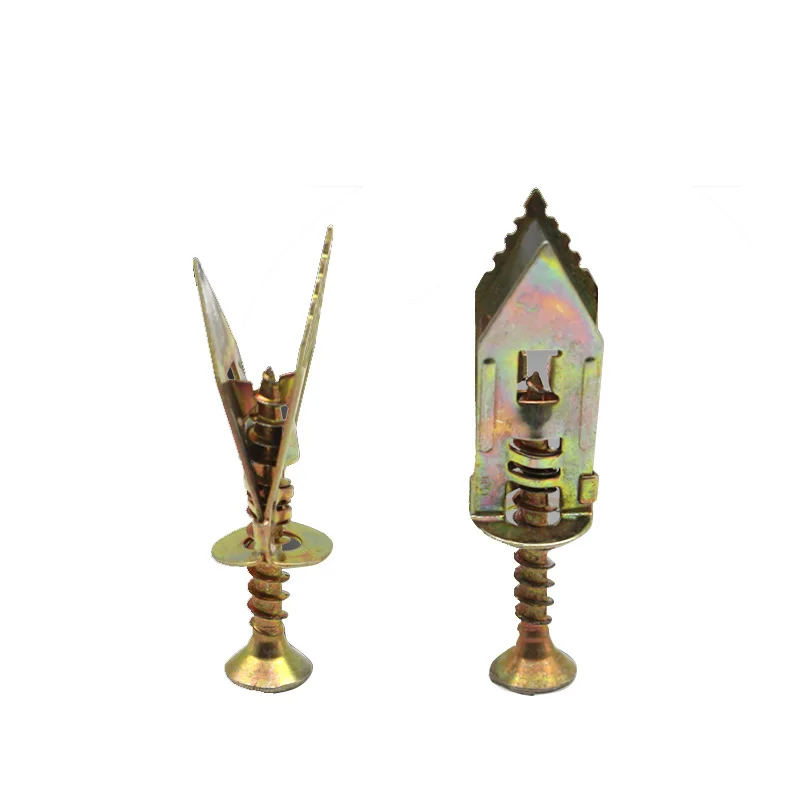 

18/100 Set Expansion Screw Drive-in Percussion Type Gypsum Board Expansion Safety Nail-in Anchor with Screw