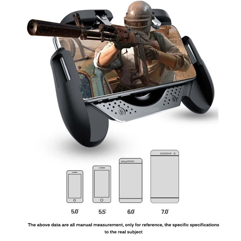 Для PUBG Gaming Grip мобильный игровой контроллер геймпад джойстик металлическая панель геймпад с охлаждающим вентилятором для мобильных телефонов IOS Android