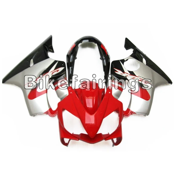 Полный комплект обтекателей для Honda CBR600F4i 2001 2002 2003 CBR600 F4i 01 02 ABS пластик инъекции мотоциклетные капоты серебро красный черный