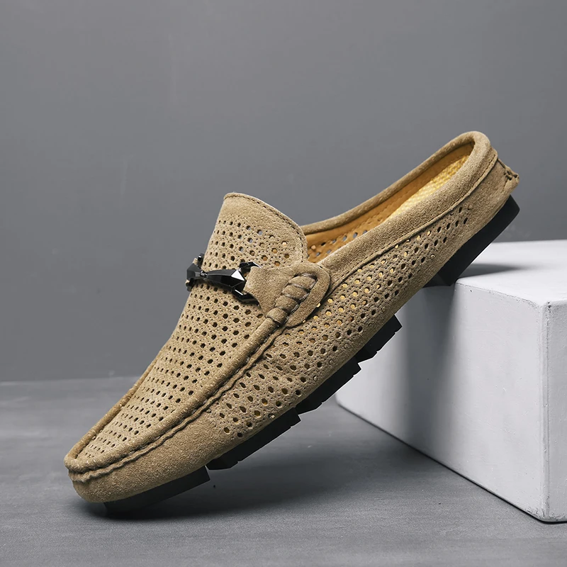 Summer Shoes 2020 Men's Suede Leather 