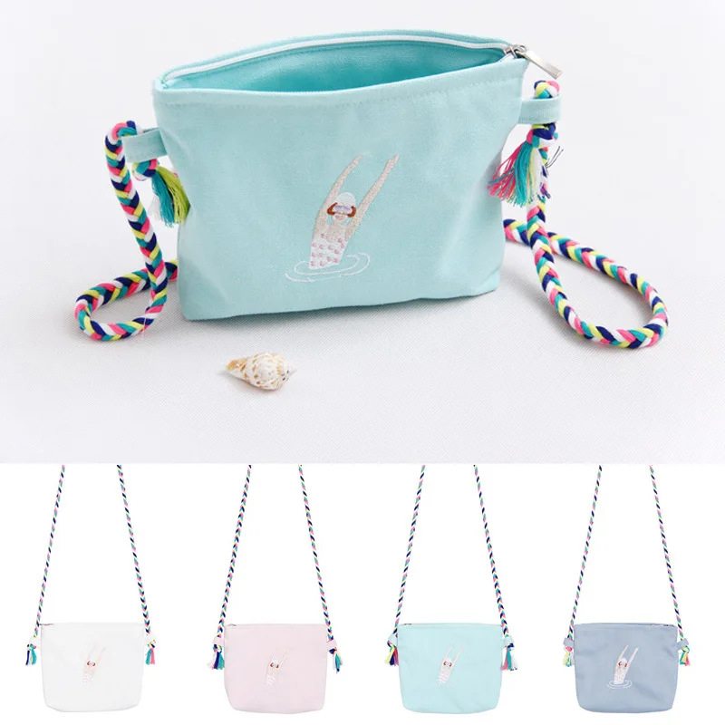 2019 летние женские сумки мессенджеры модные холщовые Мультяшные через плечо с