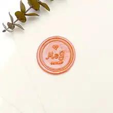 Персонализированные названия с алмазным восковым уплотнением комплект печатей/на заказ свадебные две инициалы уплотнения/алмазные свадебные приглашения печать/на заказ