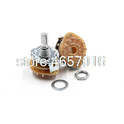 FREE SHIPPING 10PCS/LOT RS25 Shaft Panel Mount 1P11T Rotary Switch Selector Band 1 Pole 11 Position Knob Switches | Обустройство дома