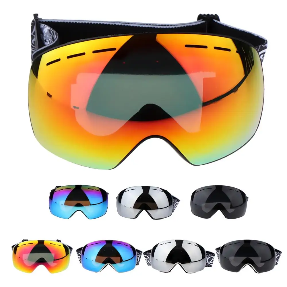 Women/Men Goggles Outdoor Riding Skiing Sport Glasses Sports Sponge Sunglass U K 