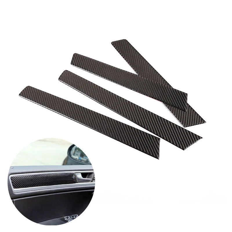 For VW Touareg 2011 2012 2013 2014 2015 2016 2017 2018 Car Interior Window Door Panel Carbon Fiber Cover Decor | Автомобили и