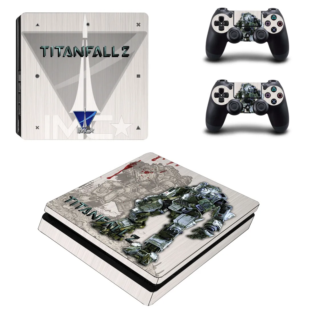 Игра Titanfall PS4 Slim sticker s Play station 4 кожа Наклейка для playstation 4 PS4 Slim консоль и контроллер Скины Виниловые
