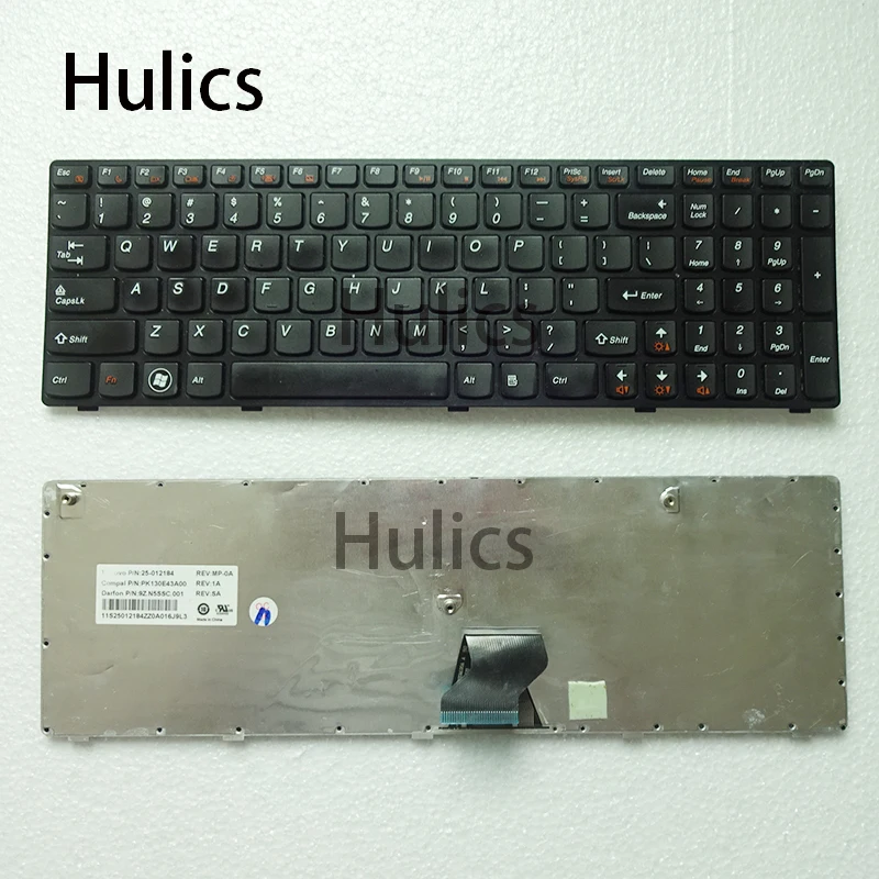 Hulics для lenovo G570 25-012184 Версия США Клавиатура