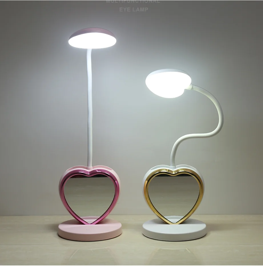 

New LED Desk Lamp touch dimming portable lamp Foldable USB Powered Dimmable Eye Protection Study Lamp Led Mirror Desktop Light
