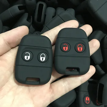 

Silicone Rubber key fob protect skin cover case cap set For Land Rover Discovery Freelander ZS ZR 200 400 25 45 Remote 2 buttons