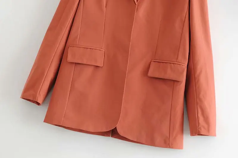 

2019 Summer New Style Western Style Multi-pockets Ornaments Simple Generous Long Suit Jacket