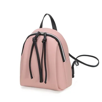 

Contrasting Color Shell Small Backpack Summer and Autumn New lady Double Pull Tassel Backpack mini backpack backpack women