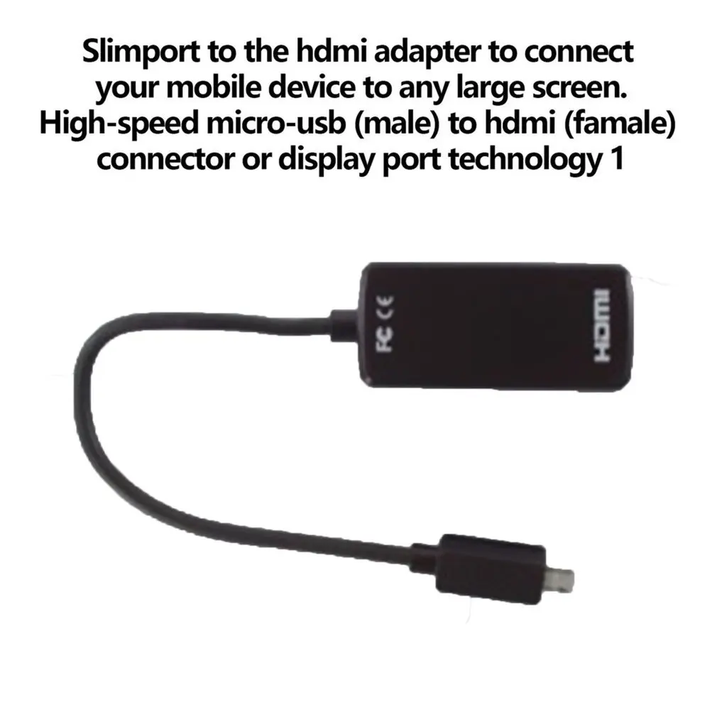 Micro USB HDMI адаптер SlimPort Micro USB 4K HDMI аудио видео кабель для смартфона планшеты