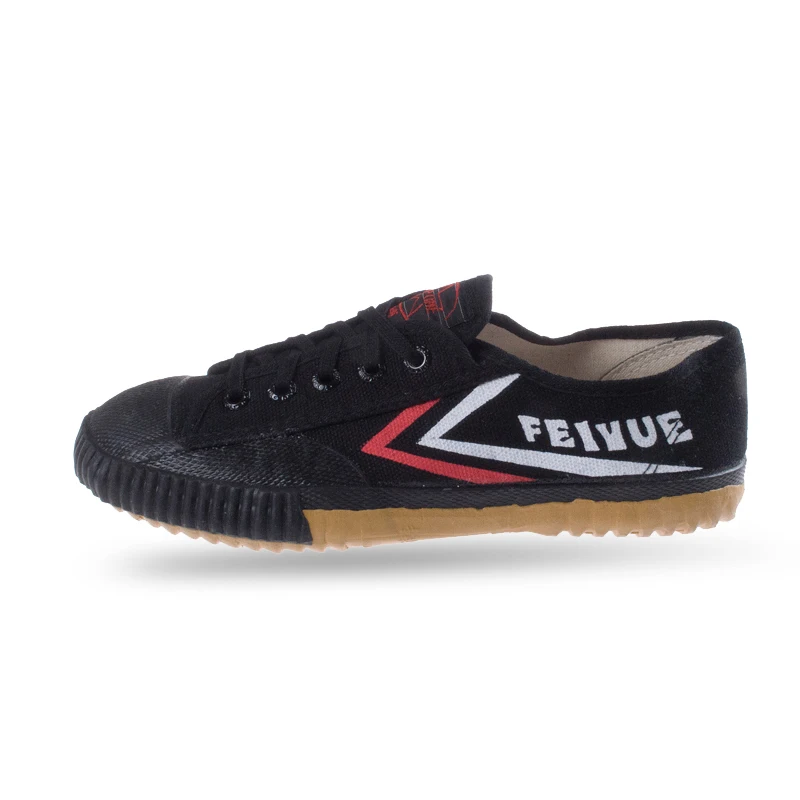 Black EUR 37 Обувь Feiyue черного и белого цвета; обувь для боевых искусств; обувь для кунг-фу; парусиновая обувь на плоской подошве для мужчин и женщин; дышащие кроссовки для тхэквондо; tenis masculino - Цвет: Black EUR 37
