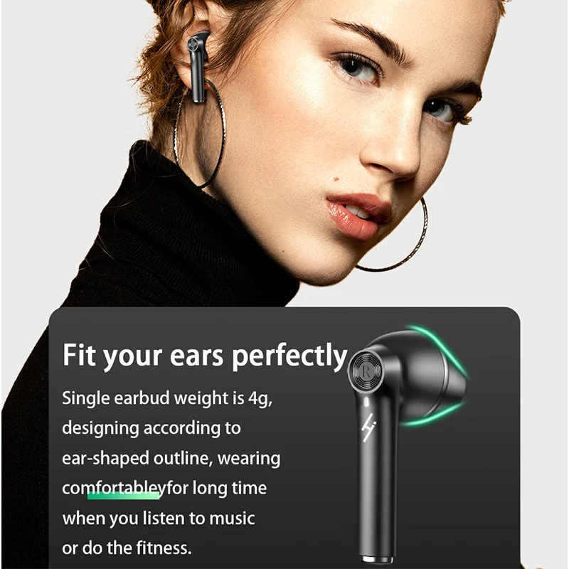 HKFZ Bluetooth Headsets Low Delay Gaming Headset Hifi Sound Noise Canceling Wireless Earphones Headphones With Microphone