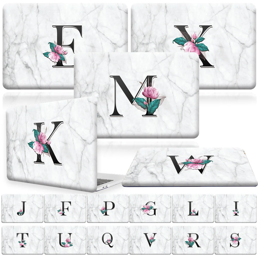 

Case for Apple MacBook Pro Retina 13 15 Touch ID/Pro 13 A2338 2020 A2251 A2289/Pro 16 A214 - 26 Letters Laptop Hard Shell Cover