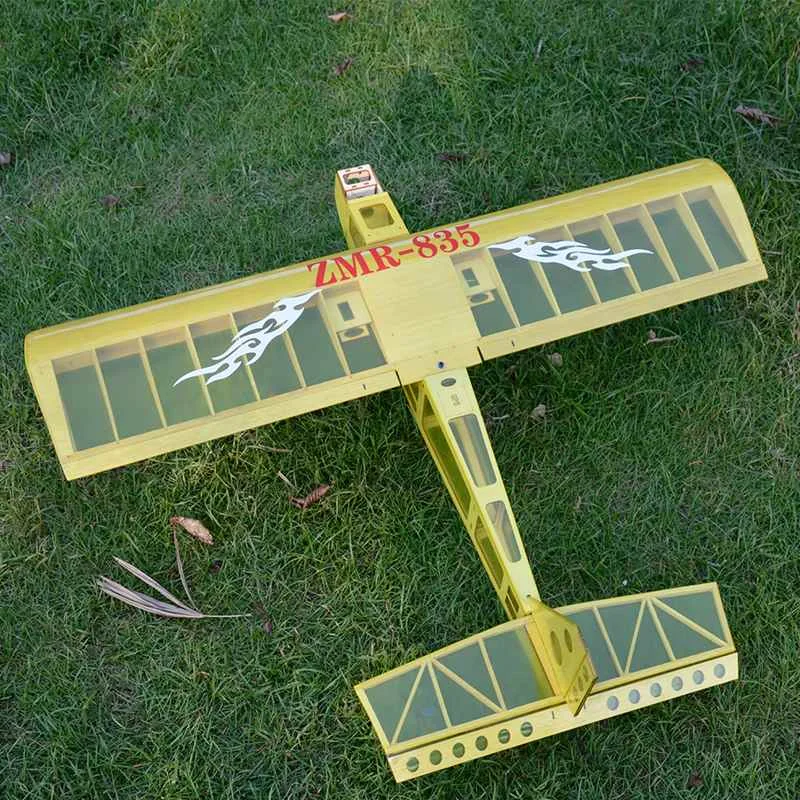 

ZMR835 ZMR-835 835mm Wingsplan Balsa Wood RC Airplane KIT/PNP with GPS Sparrow Flight Controller Fixed Wing Aircraft