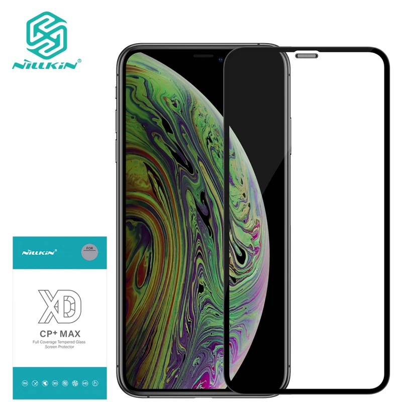 Закаленное стекло Nillkin для iPhone 11 XD CP+ MAX Анти-взрыв полное покрытие Защитная пленка для экрана