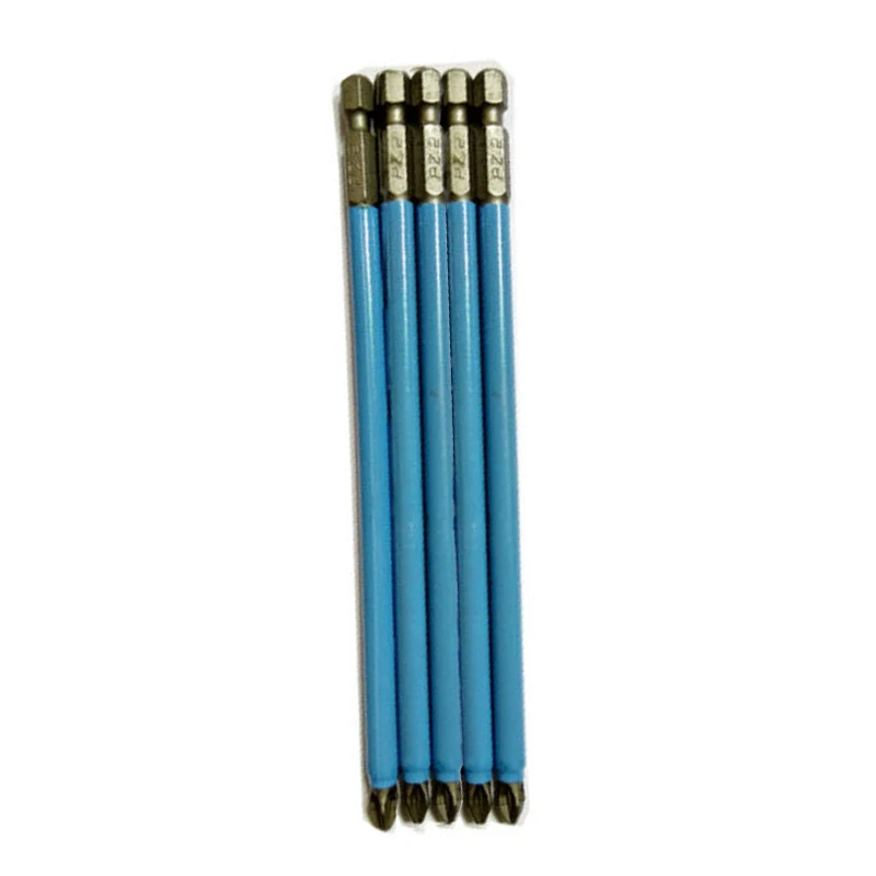 

5pcs Magnetic Non-Slip Screwdriver Bit PH2 Extra Long 127mm Hex Shank Screwdriver Bits Set Hand Tools