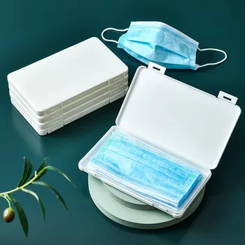 

Face Mask Storage Box Portable Belt Buckle Box Cartoon Plastic Box