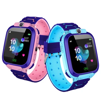 

Q12B Children's Smart Watch Phone Waterproof LBS Smartwatch Kids Positioning Call 2G SIM Card Remote Locator Watch Boys Girls