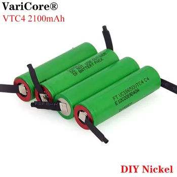 

VariCore brand new 3.6V 18650 VC18650VTC4 2100mAh VTC4 20A 30A discharge battery pack welding nickel sheet