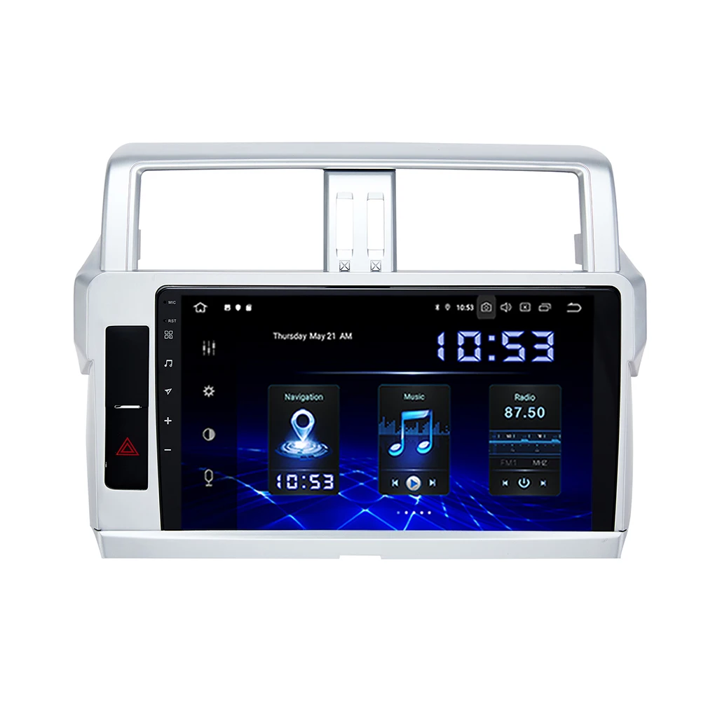 

Android 10.0 IPS 10.2" Touch Screen Car Radio for Toyota Prado 2014 2015 Bluetooth GPS Navigator HDMI Output 4G RAM