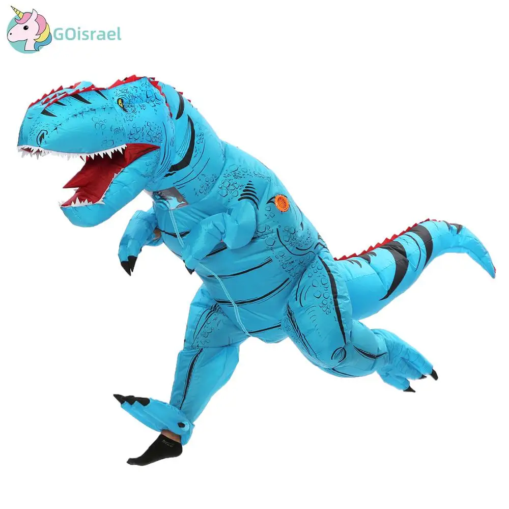Костюм Пурима T Rex Trex надувной костюм унисекс подходит для взрослых и детей трико