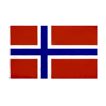 

Flaglink 3x5fts 90*150cm Kongeriket Noreg Norge nor no norway flag