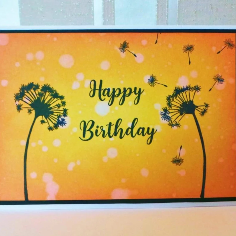Happy Birthday Transparent Silicone Stamp Seal for DIY Scrapbooking Photo Album