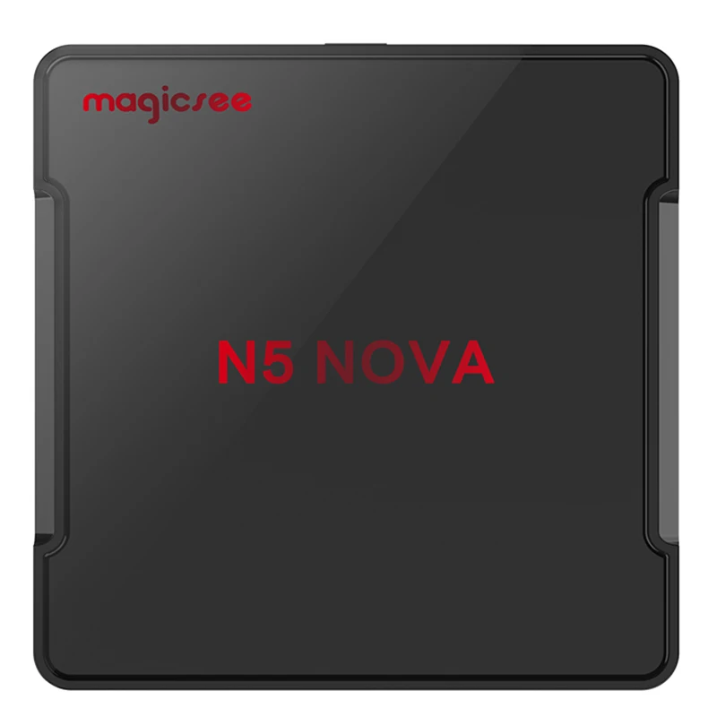 Magicsee N5 NOVA ТВ Box Android 9,0 Bluetooth 4,0 голосовой пульт дистанционного управления 2,4G 5G, Wi-Fi, Rockchip3318 Поддержка 4K VP6/8/9 светодиодный Дисплей, 4 ГБ, 64 ГБ