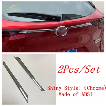 

Lapetus ABS Chrome Upper Rear Tail Trunk Box Door Decoration Panel Strip Cover Trim Fit For Mazda CX-30 2020 Auto Accessories
