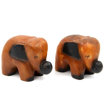 

Southeast Asian Special Wood Carvings Cute Little Elephant Ornaments Thai Decorative Crafts Jixiang Desktop Furnishings Gifts