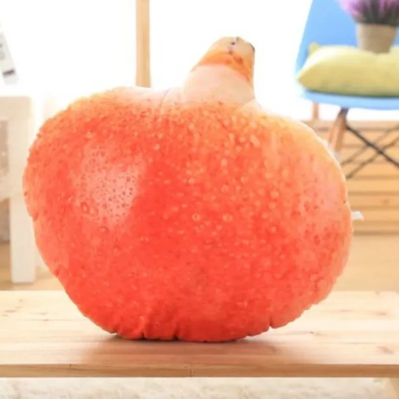 Pomegranate Durian Kiwi сосна яблоко клубника персик питая яблоко папайя манго морковь креативная Подушка растения Подушка плюшевая фрукты детская игрушка - Цвет: Pomegranate