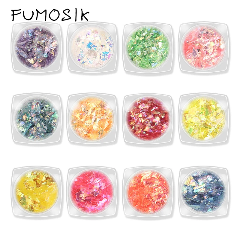 

Chameleon Chrome Flakes for Nails Yuki Sequins for Nail Flakes Unicorn Nails Art Mirror Chrome Spangles for Nail Glitter