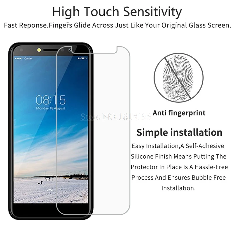 Закаленное стекло для BQ Mobile BQ-5519L Fast plus защита экрана 9H 2.5D Защитная пленка для телефона для BQ BQ-5515L Fast 5," стекло