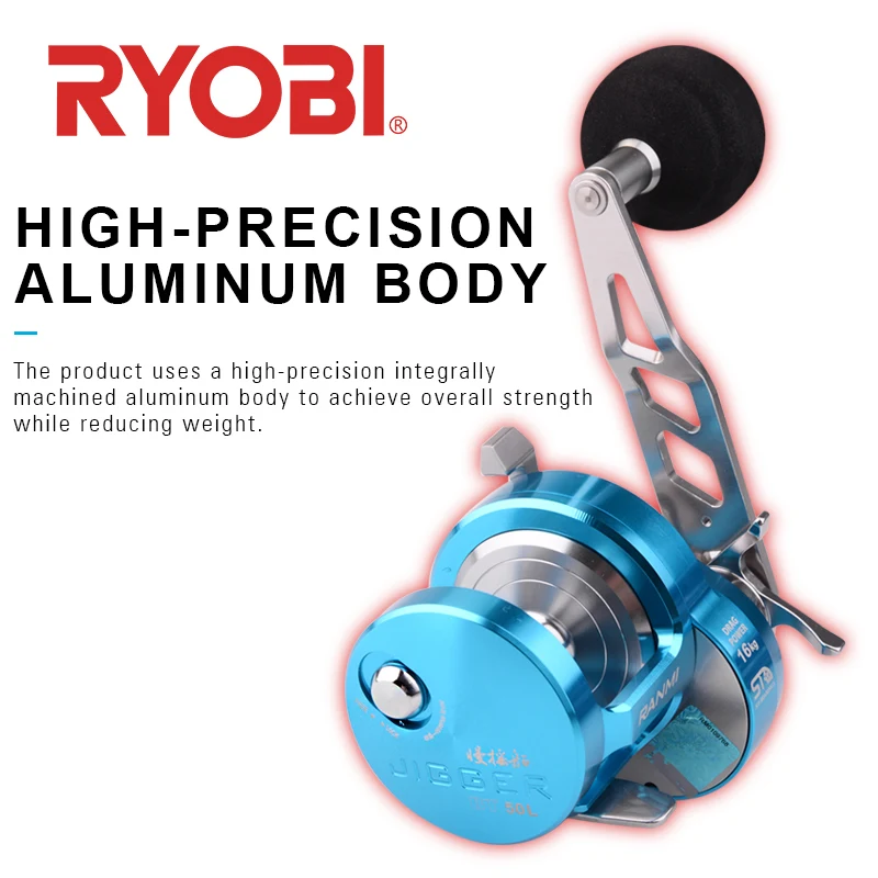 Ryobi Ranmi Jigger Bt50l Left Handle 8+1bb Gear Ratio 5.1:1 Max