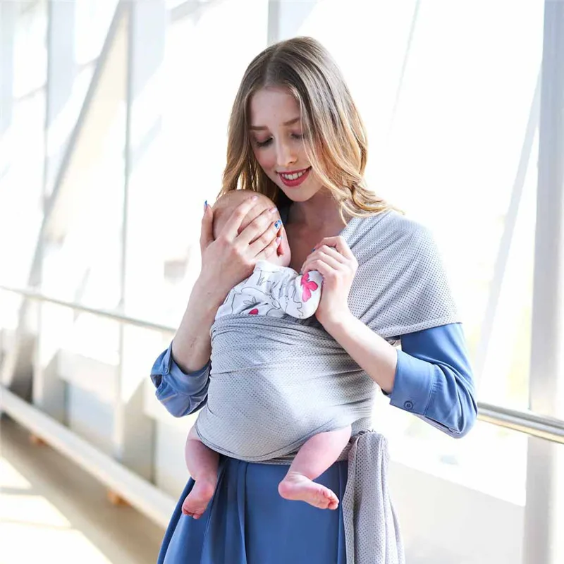 Дышащая нейлоновая переноска для детей Mochila Ergonomica Bebe Canguru, рюкзак для младенцев, слинг для весны и лета, аксессуары для обертывания