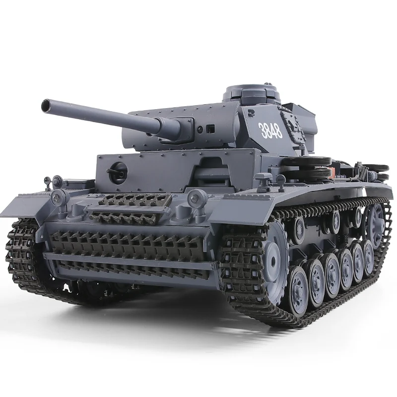 1/16 масштаб HengLong пластиковая Версия Немецкий Panzer III L RTR радиоуправляемая модель танка 3848 RC танки игрушки