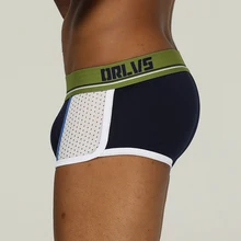 ORLVS Брендовое Мужское нижнее белье мужчины боксеры cueca tanga дышащие Ropa Interior Hombre мужские боксеры шорты calzoncillo мужские трусы
