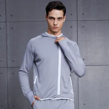 Мужские куртки на молнии, тренировочная спортивная одежда с капюшоном, с карманами на молнии, Vansydical, мужская спортивная одежда для тренировок