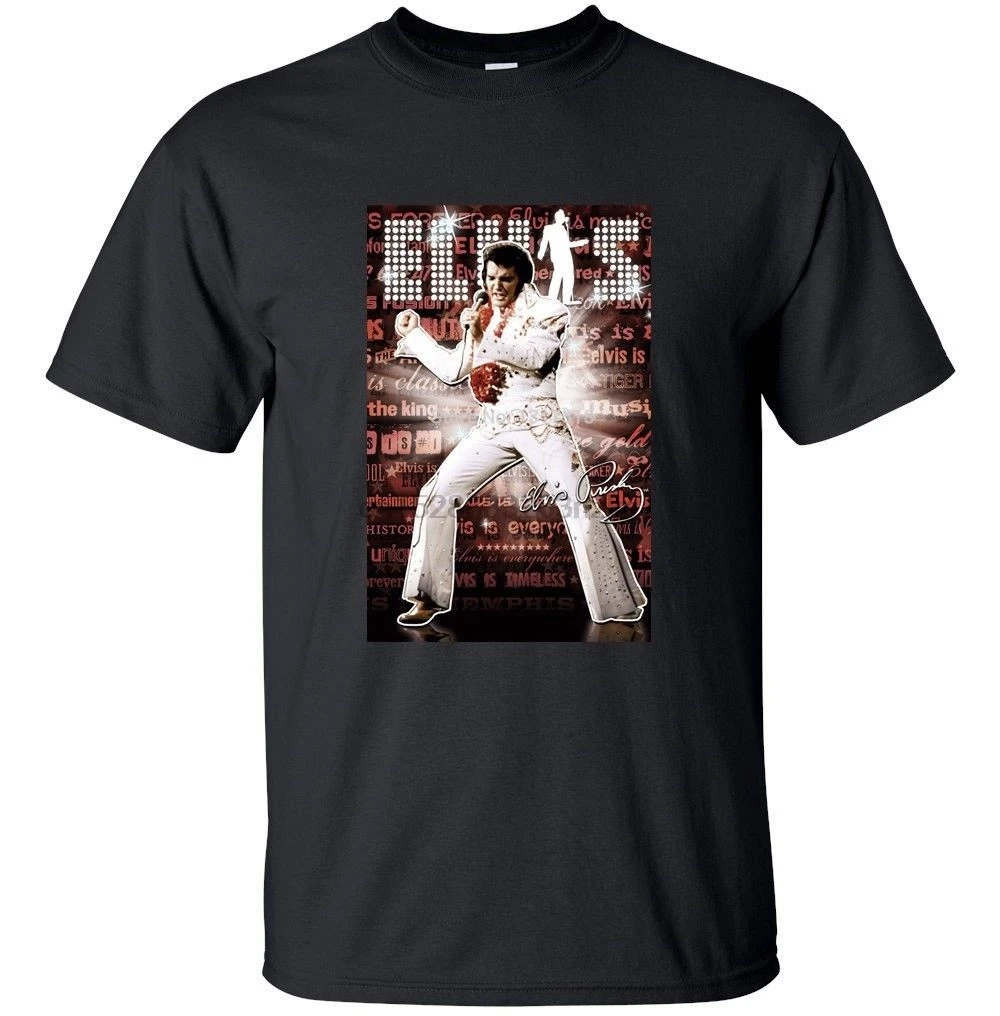 Элвис белый комбинезон Лас-Вегаса с T-SHIRT-Для мужчин S WO Для Топы для детей
