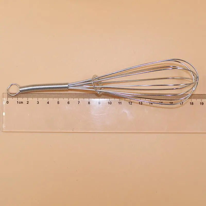 Egg Beater Kitchen Gadgets Manual Spring Handle Egg Beater Egg Mixer Handheld Food Creative Kitchen Cooking Tools Hot Selling