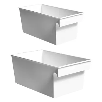 

2PCS Storage Case with Label Practical Storage Case Marking Storage Box for Store