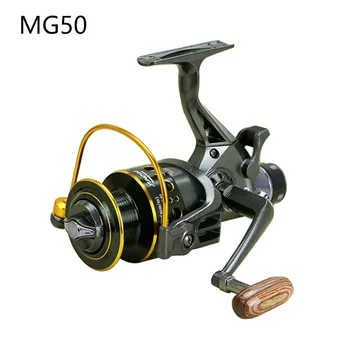 

Wheel Spinning Reel Double Brake Foldable Wooden handle Rivers Lakes Sea