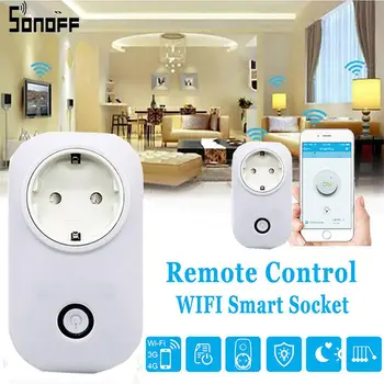 

3PCS ITEAD Sonoff S20 EU Version Wifi Smart Home Wireless Socket App Remote Controlled Via eWeLink Work With Alexa Google Home