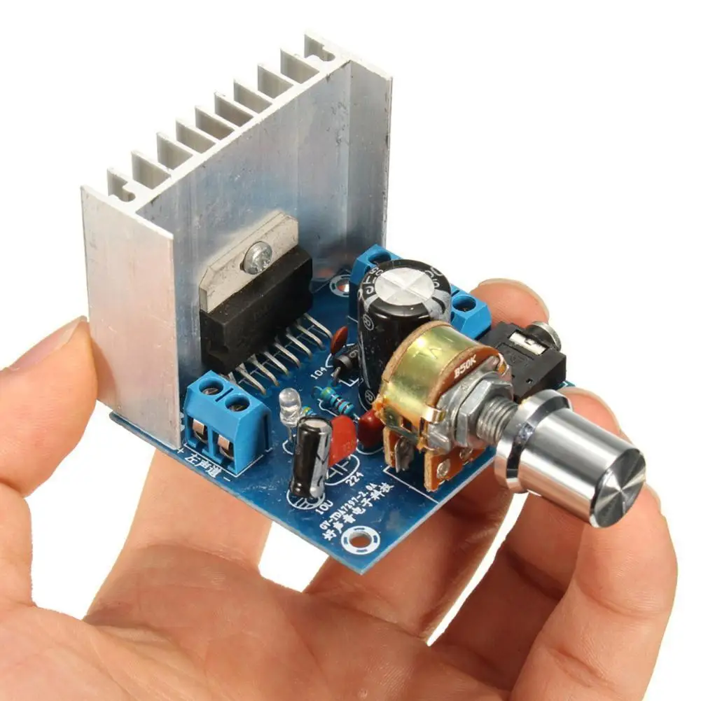AC/DC 12V TDA7297 Digital Stereo Audio Amplifier Motorcycle Power Board DIY Kit Dual Channel AMP Module 2*15W | Автомобили и