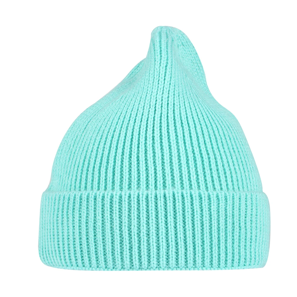 Зимние вязаные шапки для малышей от 3 до 12 месяцев, однотонные вязаные шапки для девочек с рисунком подсолнуха, мягкий теплый детский чепчик, Кепка