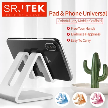 

For iPad Holder Mobile Phone Tablet PC Stand Universal ABS Plastic Phone Holder Stands For iPhone 6S Plus X 11 Pro Max XS