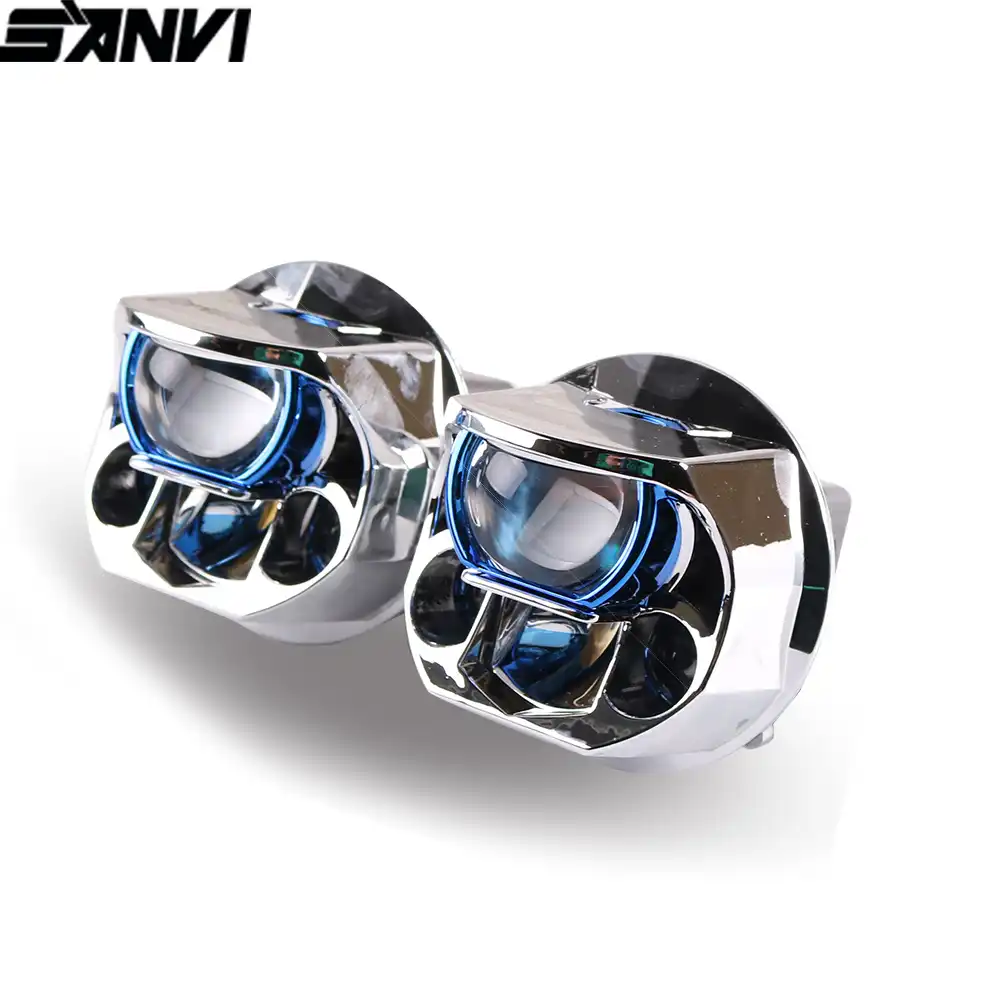 Sanvi 2 pcs L63 L65 Bi LED Lens Headlight 45W 6000K Hi Low Beam Car LED
